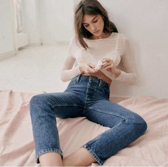 Sezane Denim - SEZANE Brut Sexy Jeans Bleu Size 26 Sézane